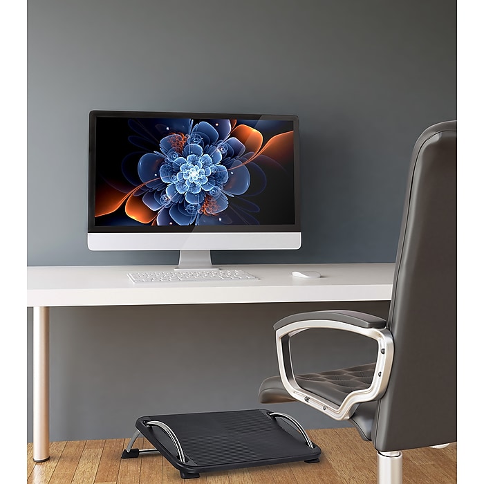 Mount-It! Tilt Adjustable Footrest, Black (MI-7803) | Staples