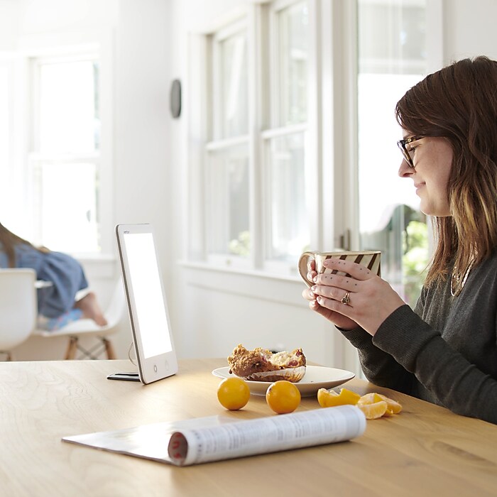 Verilux HappyLight Touch LED Light Therapy Lamp (VT32WW3) | Staples