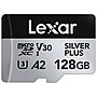 Lexar Professional Silver Plus 128GB microSDXC Memory Card with Adapter, Class 10, UHS-I, V30 (LMSSIPL128G-BNANU)~#|#~5A310FD0-7759-40B4-95565CD9021B1E2F_sc7