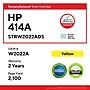 Staples Remanufactured Yellow Standard Yield Toner Cartridge Replacement for HP 414A (STRW2022ADS)~#|#~5A31B6A3-32CA-41D1-BA7C284F8F7BE03F_sc7