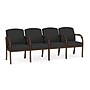 Lesro Weston 4-Seat Tandem Seating, Open House Graphite/Riftwood Walnut  (WS4103.WRW-01OHGP)~#|#~5A3D38EF-1658-4A38-A425B9E8CFF30021_sc7