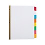 Staples Big Tab Write-On & Erase Dividers, 8-Tab, Assorted Colors, 4 Sets, Reusable Binder Dividers~#|#~A0289737-82EE-4D4E-B7B99B527FB7D5D2_sc7
