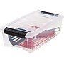 Iris Stack & Pull 5.7 Qt. Latch Lid Storage Box, Clear (100275)~#|#~5A3E9343-4CB2-42C4-909D2F8CB3EC698F_sc7