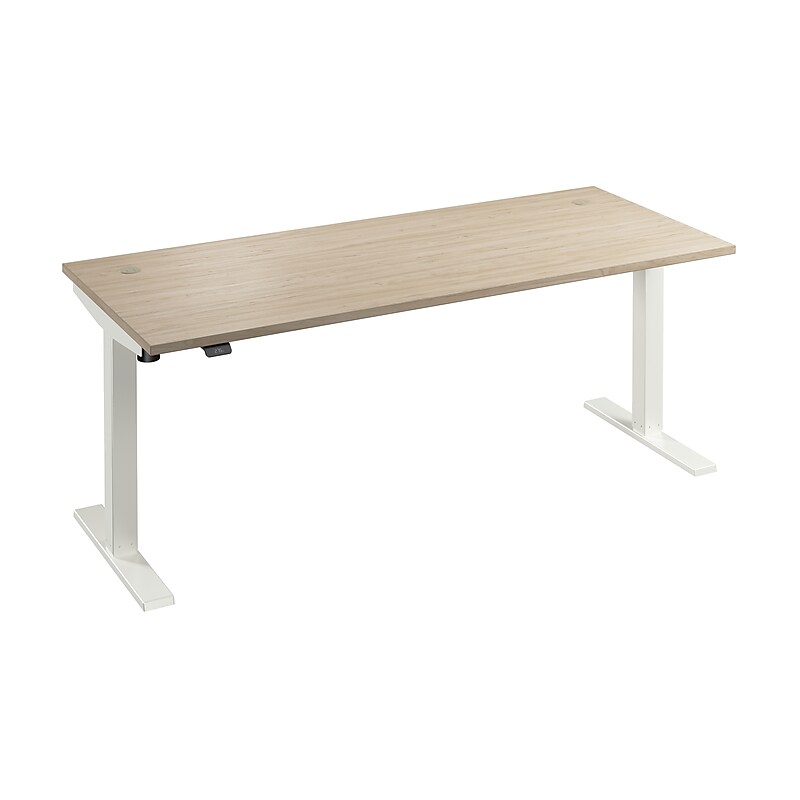 Bush Business Furniture Move 40 Series 72"W Electric Adjustable Standing Desk, Natural Elm (M4S7230NEWK) image 1