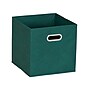 Household Essentials Medium Folding Fabric Storage Bin, 11" x 11"x 11", 23 Qt., Green, 6/Pack (827-1)~#|#~5A409361-CACB-4DF3-A95CB1987747A744_sc7