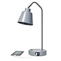 Simple Designs Sleek Essentials LED Desk Lamp, 16", with USB Ports, Gray (LD1071-GRY)~#|#~5A45D66F-ED98-4471-8CA5DC40F948E19C_sc7