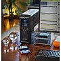 CyberPower Intelligent LCD UPS System, 1500VA/900W, 12 Outlets, 2 USB Ports, AVR, Mini Tower, Black (CP1500AVRLCD3)~#|#~5A47D02C-11D3-4B3D-BC2E80DD348AD658_sc7