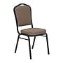 NPS 9300 Series Deluxe Fabric Upholstered Stack Chair, Natural Taupe/Black Sandtex, 20/Pack (9378-BT/20)~#|#~5A49ACE2-095D-4050-81153BB4D4A7A466_sc7