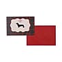 DesignWorks Ink Plaid Dachshund Holiday Cards, 5 x 7, Assorted Colors, 12 Cards/Box (THC46D-100ST)~#|#~5A4BE9A2-F3CA-4CC3-A3AD941C2FD48B98_sc7
