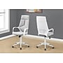 Monarch Specialties Inc. Fabric Executive Chair, Grey/White (I 7270)~#|#~5A4C4248-744E-4AA6-BEA70E0D5B4199B8_sc7