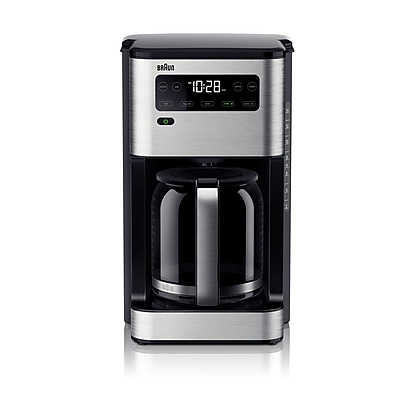 Braun PureFlavor 14-Cup Automatic Drip Coffee Maker, Black (KF5650BK) Sansujyuku sansujyuku.com