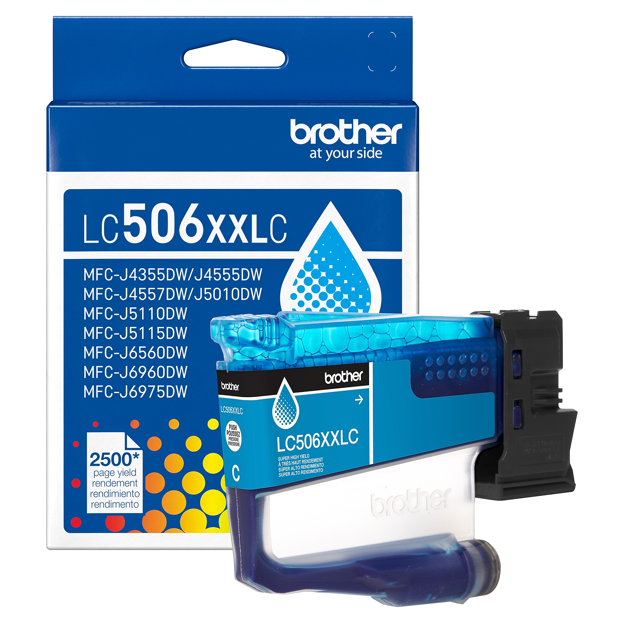 Brother LC506XXL Cyan Super High Yield Ink Cartridge, Prints Up to 2,500 Pages (LC506XXLCS) Sansujyuku sansujyuku.com