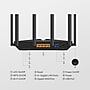 TP Link Archer AXE5400 Tri Band MU-MIMO WiFi 6E Router, Black~#|#~5A50EA5E-ABA8-424C-8FD2006DC482AA36_sc7