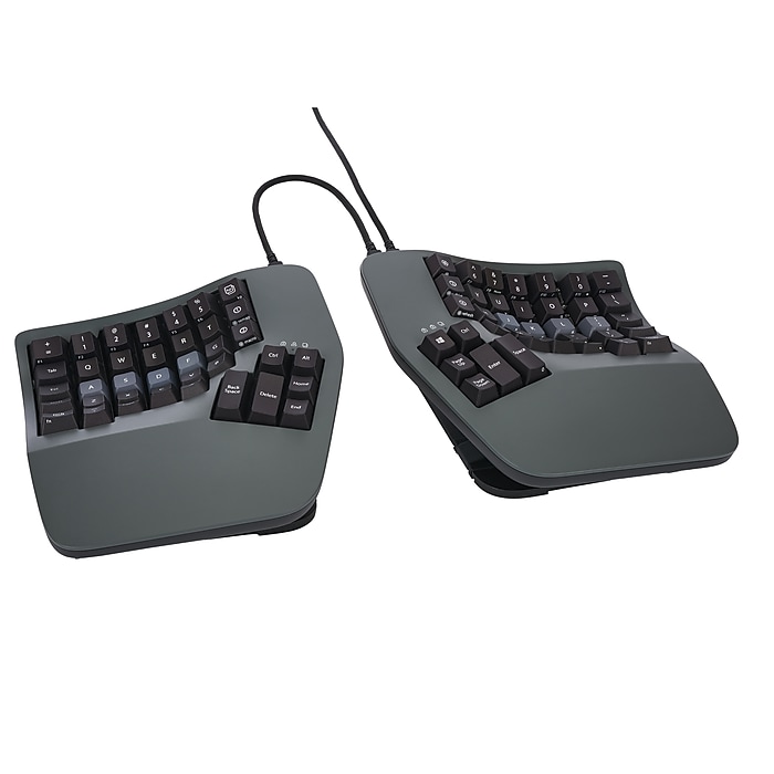 Kinesis Advantage360 Wired Ergonomic Mechanical Keyboard, Graphite