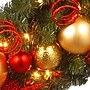 National Tree Company 36" Decorative Collection Cozy Christmas Wreath with Red and Clear Lights (DC13-104L-36W)~#|#~5A5528C4-F2D9-49F2-83248AF56A69611E_sc7