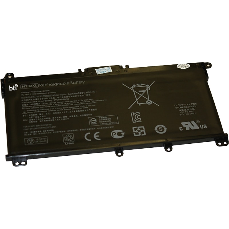 Battery Technology Li-Ion Replacement Battery for HP Compaq, 3630mAh (HT03XL-BTI) image 1