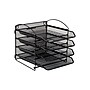 Mind Reader 4-Pocket Metal Mesh Mountable Wall File, Letter Size, Black (4THANG-BLK)~#|#~5A5DE045-C9E4-450B-BD74193B69B2F245_sc7