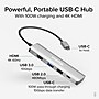 Plugable 4-in-1 USB-C Hub with 4K HDMI, 100W, Silver (USBC-4IN1)~#|#~5A5E126F-6764-4BEB-A0E9FB060EF1CD55_sc7
