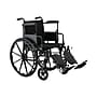 Medline Guardian K4 Lightweight Manual Wheelchair. 18" Seat Width, Desk-Length Arms, Black (K4186N34E)~#|#~5A5F74C5-EA8F-4921-AB7EF9073AB096E2_sc7