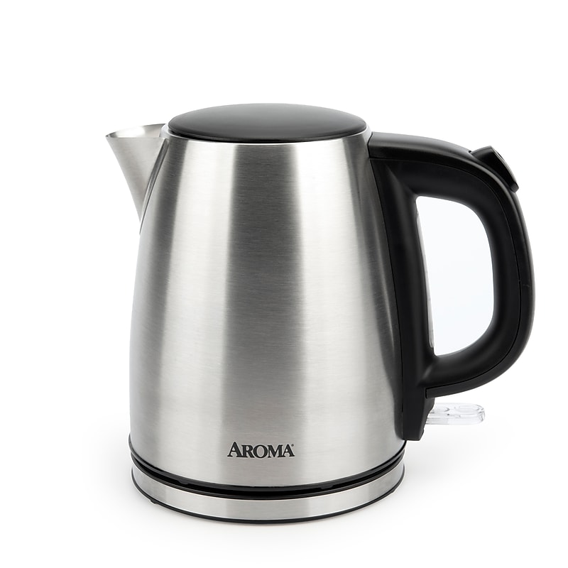 Aroma AWK-267SB Stainless Steel Electric Kettle, 4-Cups, Silver image 1