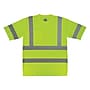 Ergodyne GloWear 8367 High Visibility Short Sleeve T-Shirt, ANSI Type R Class 3, Lime, 4XL (22038)~#|#~5A6539E0-A14A-4DF4-82158754FD6C4EC6_sc7