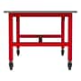 Learniture Ideate Series Rectangular Activity Table, 72" x 36", Laminate, North Sea/Red (LNT-NOR3007-RD-PK-SO)~#|#~5A6D009F-FB83-4EE6-9D9D23A88B6F69E1_sc7