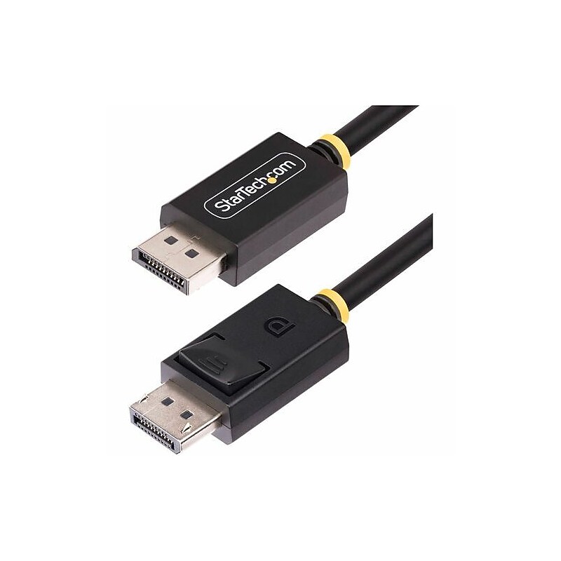 StarTech 10 ft. DisplayPort 2.1 to DisplayPort 2.1 A/V Cable, Male to Male, Black (DP21-3M-DP40-CABLE) image 1