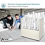 AdirOffice 50-Slot Mobile Roll File, 28.5"H x 30"W x 15.75"D, White (626-WHI-2PK)~#|#~5A6F2728-5348-4B1E-80D6B904A628F235_sc7