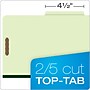 Pendaflex Pressboard Classification Folder, 2-Dividers, 2 1/2" Expansion, Legal Size, Light Green, 10/Box (17176EE)~#|#~5A70D535-447C-4659-A8B57D132AE08F28_sc7