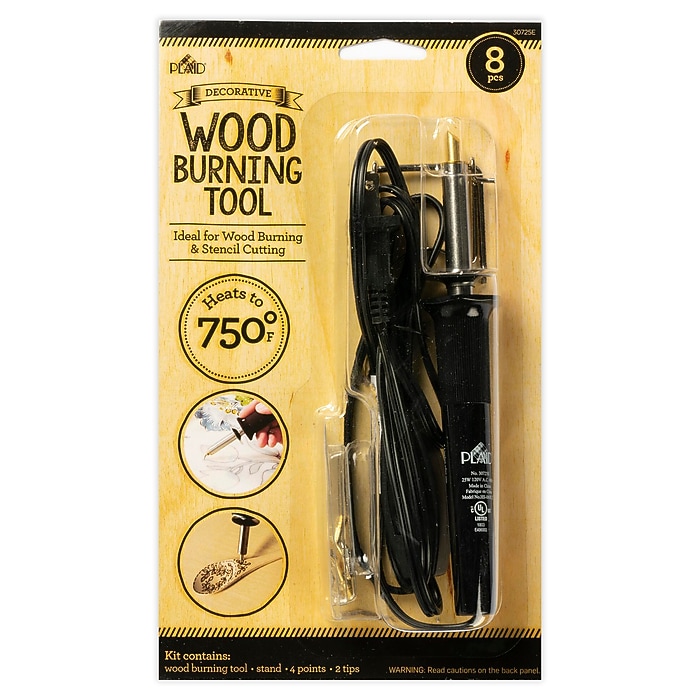 Wood Burner Tool Plaid 26-Piece Wood Burning Tip Set Gold