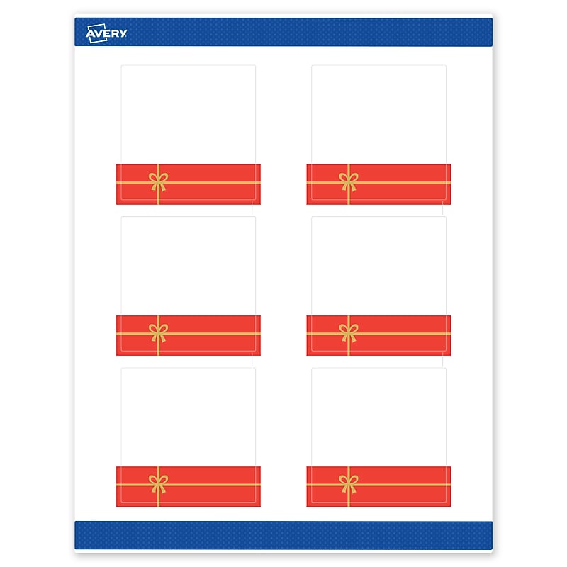 Avery Square Multipurpose Labels, 3" x 3", White, 60/Pack (19479370561) image 1