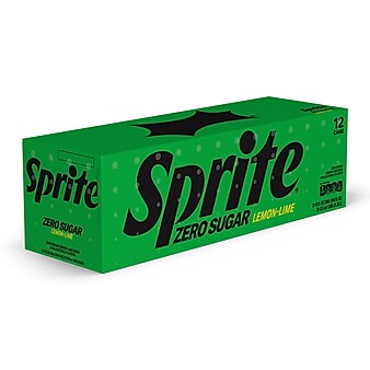 Sprite Zero Diet Lemon-Lime Soda, 12 Oz., 24/Carton (00049000037111)
