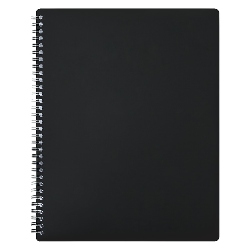 Undated Staples 8.5" x 11" Weekly Teacher Planner, Black (ST59498) image 1