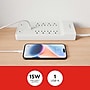 Staples TECH 10-Outlet 2-USB Port Surge Protector, 6', 3000 Joules, White (ST62776)~#|#~5A7A4CDC-2D5D-4B7B-92105C32B8B9120A_sc7