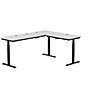 VersaDesk PowerLift 60"W Electric L-Shaped Adjustable Standing Desk, White/Black (PLLSD7260-BW-APP)~#|#~5A7C5ECC-6A8B-414F-B0FC14D8EC8837A7_sc7