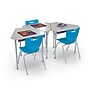 MooreCo Astute 33.8"W Diamond Student Desk, Grey Nebula, 2/Set (59087)~#|#~5A7EEEE0-3FB7-4B17-8897AE39897DA3C1_sc7