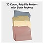 Smead File Folder, 1/3-Cut Tab, Letter Size, Assorted Colors, 30/Box (10543)~#|#~5A7EF515-6E41-4D8E-956E1D085AFA2BB0_sc7
