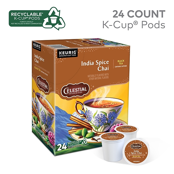 Celestial Seasonings India Spice Chai Tea, Keurig® K-Cup