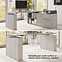 Bush Business Furniture Stratus 24"H Storage Cabinet with 2 Shelves, 2 Drawers, Platinum Gray (SUS130PG)~#|#~5A8836A2-D146-4748-AE263A1DB0C4A776_sc7