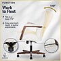 Finch NEO ONE Ergonomic Velvet Fabric/Wood Swivel Executive Chair, Cream (52304-CRM)~#|#~5A8BB868-F6BD-4633-A57DD4F0CEFECCDD_sc7