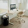 Mount-It! 47"W Electric Adjustable Standing Desk, Maple/White (MI-15004)~#|#~5A8CA648-7ACB-413A-BE959A7EC7AD9916_sc7