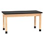 Diversified Woodcrafts Rectangular Science Table, 60" x 30", Oak/Black (P714LBBK30N)~#|#~m000975432_sc7