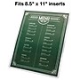 Excello Brands 8.5" x 11" Menu Holder, Plastic, Clear (MH-8511-CLR-1PK)~#|#~5A8F7337-6241-4279-995D326A8A1F5B5A_sc7