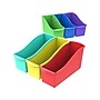 Storex Plastic Large Book Bin, 7" x 5.3" x 14.3", Assorted Colors (70110U06C)~#|#~5A9AA83E-65B2-497A-B4BFC38634F63EE1_sc7