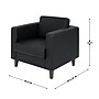Flash Furniture Hercules Artemis LeatherSoft Sofa and 2 Chair Set, Black, 3-Pieces (ZB8921SET3BLK)~#|#~5A9BA034-8FFC-40D8-805F9843583A9496_sc7