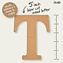 Plaid MDF Letters, 5", Brown Oxide, 12/Pack (PDE63573-12)~#|#~5A9D75F7-8BBA-446E-9A187CFE1EDCA8D4_sc7