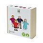 PlanToys Wooden Doll Family, Light Skin Tone & Blonde Hair, 4/Set (PTS7415)~#|#~5A9E81B1-B4D0-4440-98C39BA567FE532E_sc7