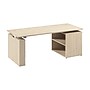 Bush Business Furniture Stratus 72"W Electric Adjustable Standing Desk with Bookcase, Natural Elm (SUT006NE)~#|#~5A9EB1D3-ED19-48EC-8B4B55D9393E6771_sc7