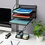 Mind Reader 3-Pocket Metal Mesh Mountable Wall File, Letter Size, Black (3THANG-BLK)~#|#~5AA1D617-2D34-4EBB-8DC01F45FBA9D494_sc7