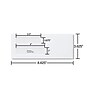Staples Self Seal Self Seal Security Tinted #8 Double Window Envelopes, 3 5/8" x 8 5/8", White, 500/Box (ST28732-CC)~#|#~5AA6A364-B3B6-4E90-9FD6B9CA55DD462E_sc7